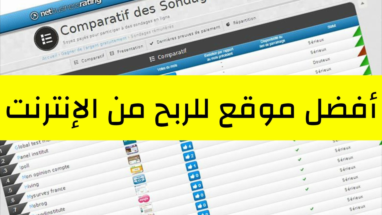مواقع الربح من الإنترنت المضمونة